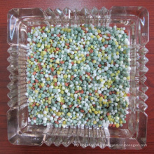 Colorful Granule Chemical Bulk Blending Fertilizer NPK 17-17-17 Quick Release for Crop Manufacturer in China
